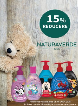 Promotie cu reducere 15% la Natura Verde