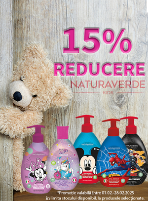 Promotie cu reducere 15% la Naturaverde