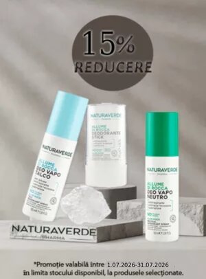 Promotie cu reducere 15% la Naturaverde