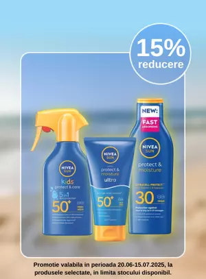Promotie cu reducere 15% la Nivea