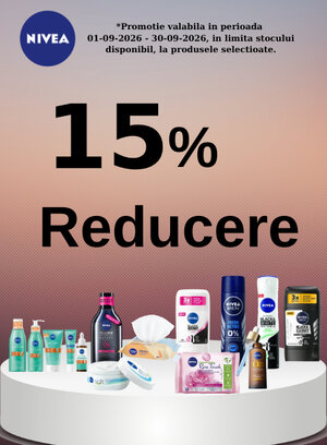 Promotie cu reducere 15% la Nivea