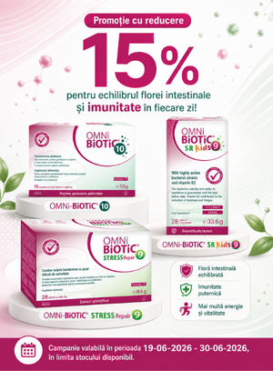 Promotie cu reducere 15% la Omnibiotic