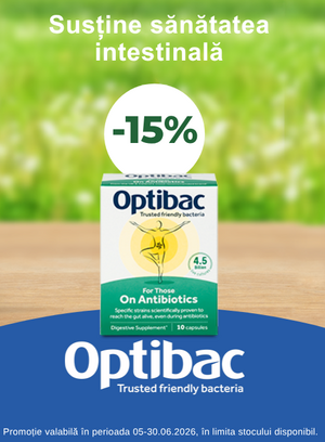 Promotie cu reducere 15% la Optibac