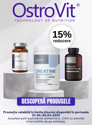 Promotie cu reducere 15% la Ostrovit