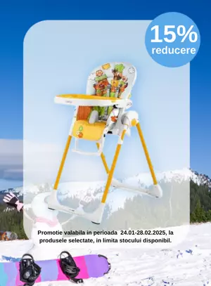 Promotie cu reducere 15% la Peg Perego Scaun de Masa