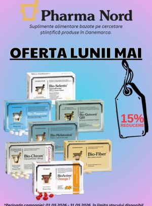Promotie cu reducere 15% la Pharma Nord