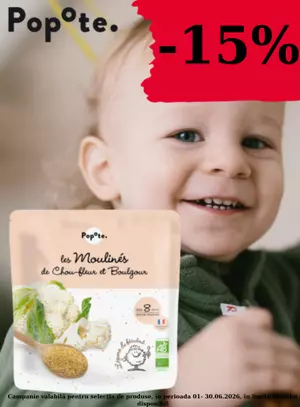 Promotie cu reducere 15% la Popote