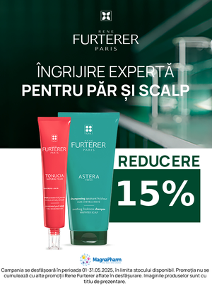 Promotie cu reducere 15% la Rene Furterer