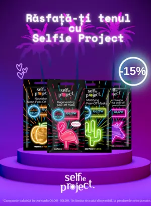 Promotie cu reducere 15% la Selfie Project