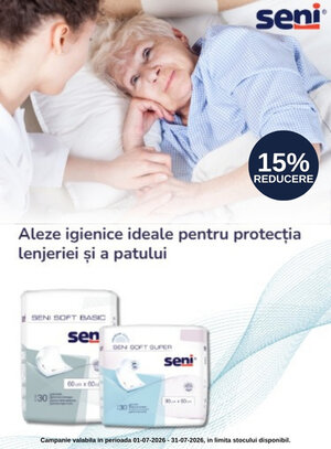 Promotie cu reducere 15% la Seni
