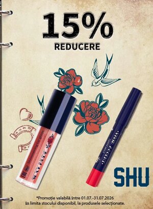 Promotie cu reducere 15% la SHU