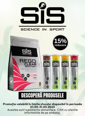 Promotie cu reducere 15% la SiS Go Hydro