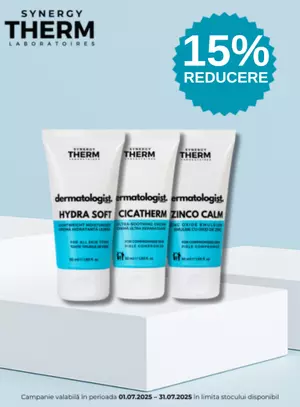 Promotie cu reducere 15% la Synergy Therm - Dermatologist