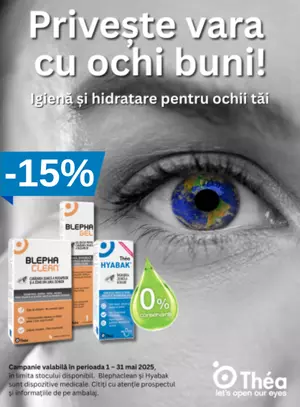 Promotie cu reducere 15% la Thea