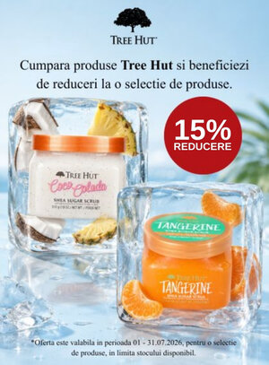Promotie cu reducere 15% la Tree Hut
