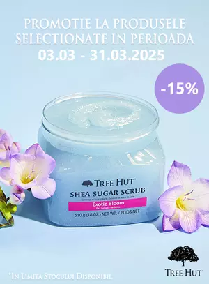 Promotie cu reducere 15% la Tree Hut