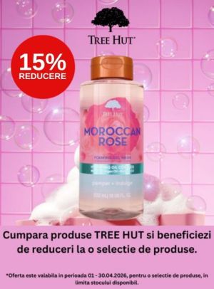 Promotie cu reducere 15% la Tree Hut