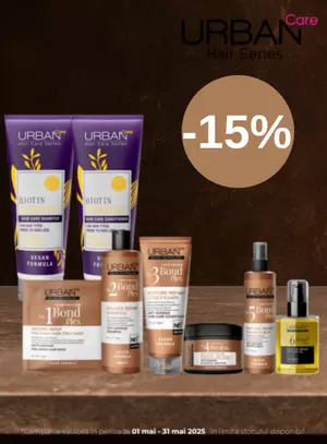 Promotie cu reducere 15% la Urban Care