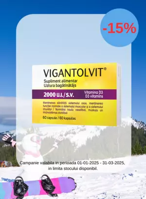 Promotie cu reducere 15% la Vigantolvit