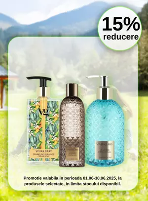 Promotie cu reducere 15% la Vivian Gray