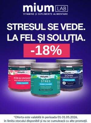 Promotie cu reducere 18% la Mium Lab