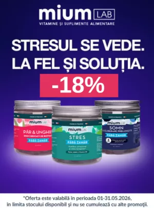 Promotie cu reducere 18% la Mium Lab