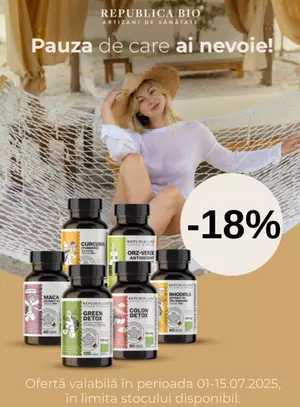 Promotie cu reducere 18% la Republica Bio