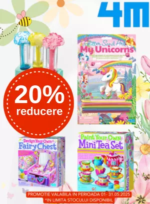 Promotie cu reducere 20% la 4M