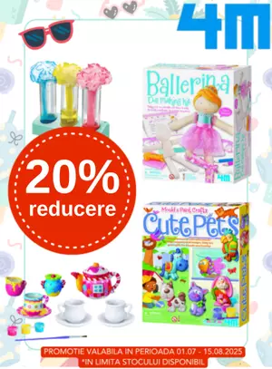 Promotie cu reducere 20% la 4M