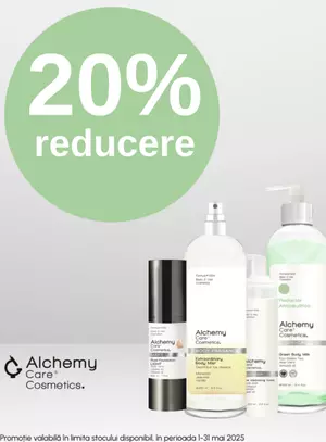 Promotie cu reducere 20% la Alchemy