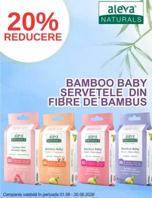 Promotie cu reducere 20% la Aleva Naturals