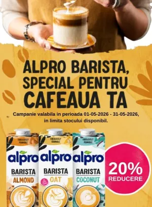 Promotie cu reducere 20% la Alpro