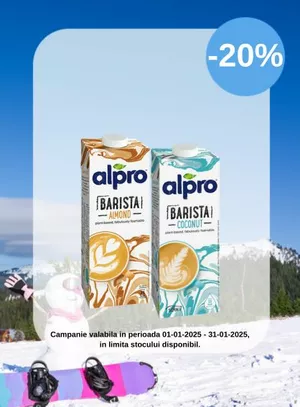 Promotie cu reducere 20% la Alpro