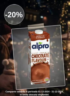 Promotie cu reducere 20% la Alpro