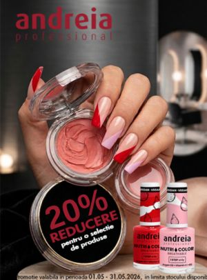 Promotie cu reducere 20% la Andreia Professional