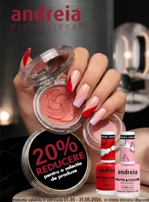 Promotie cu reducere 20% la Andreia Professional