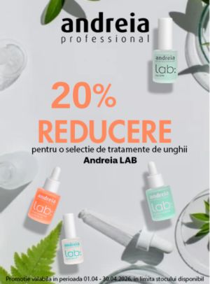 Promotie cu reducere 20% la Andreia Professional