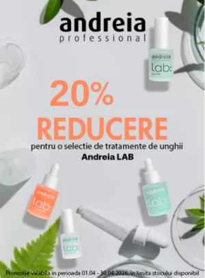 Promotie cu reducere 20% la Andreia Professional