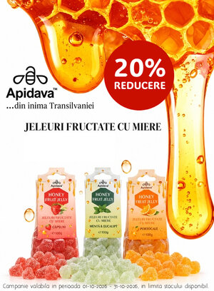 Promotie cu reducere 20% la Apidava