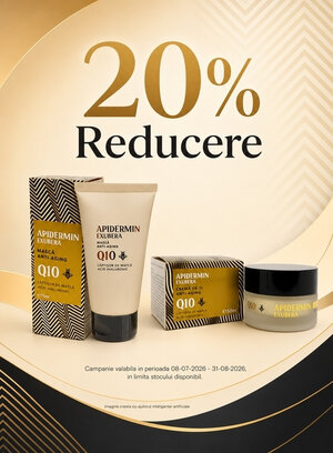 Promotie cu reducere 20% la Apidermin