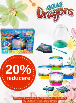 Promotie cu reducere 20% la Aqua Dragons