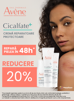 Promotie cu reducere 20% la Avene Cicalfate