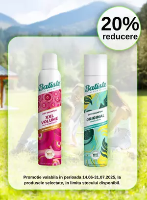 Promotie cu reducere 20% la Batiste