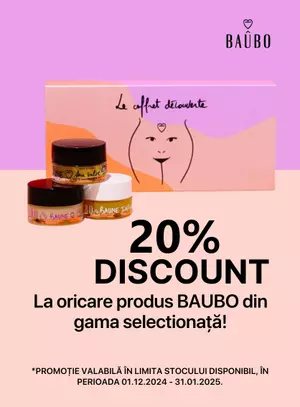 Promotie cu reducere 20% la Baubo