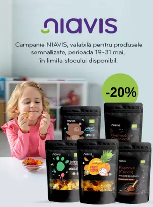 Promotie cu reducere 20% la Bio Niavis