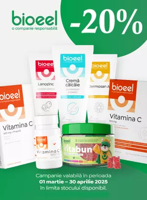 Promotie cu reducere 20% la Bioeel