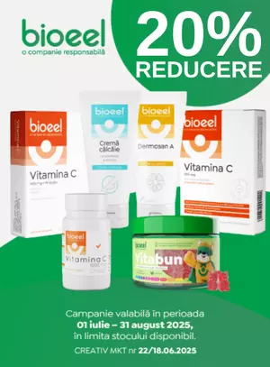 Promotie cu reducere 20% la Bioeel