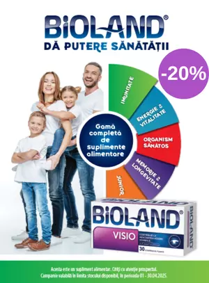 Promotie cu reducere 20% la Bioland