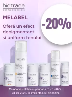 Promotie cu reducere 20% la Biotrade