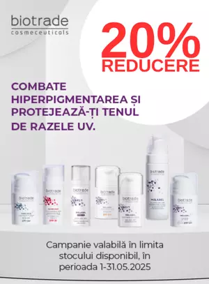 Promotie cu reducere 20% la Biotrade